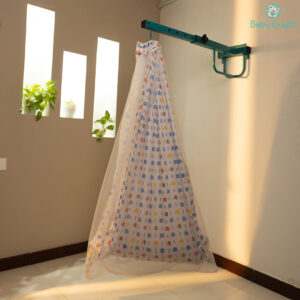 Blue Apple Cradle Cloth With Net