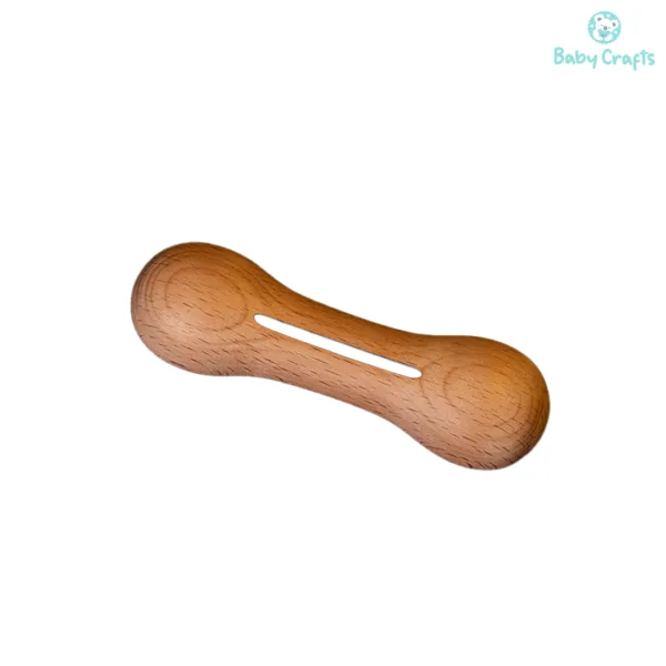 Wooden Rattle Dumbbell