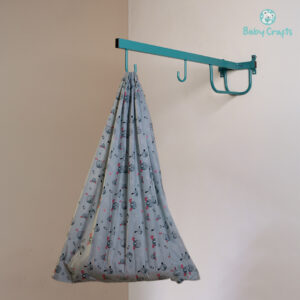 Gray Rabbit Cradle Cloth With Hanger