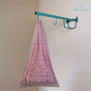 Pink Princess Cradle Cloth With Net & Hanger