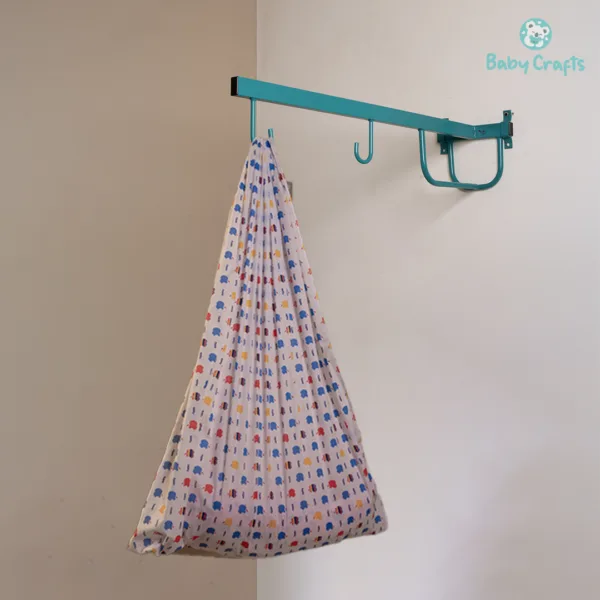 Blue Apple Cradle Cloth With Hanger