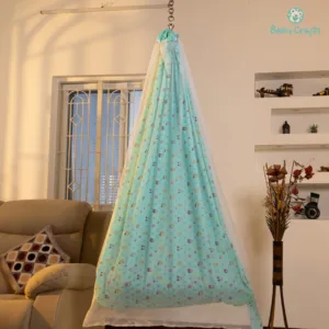 Blue Mickey Mouse Cradle Cloth With Net