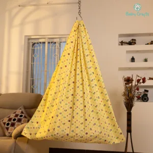 Yellow Mickey Mouse Cradle Cloth