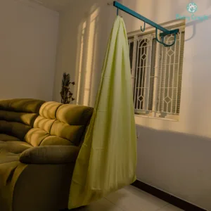 Yellow Muslin Plain Cradle Cloth