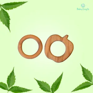 Wooden Teethers - Circle and Apple
