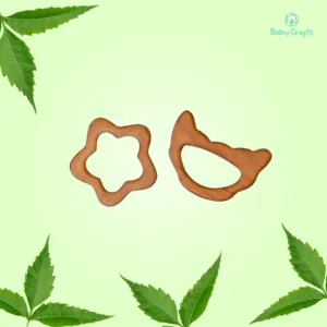 Wooden Teethers -  Croissant and Star