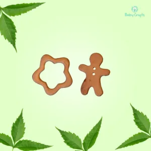Wooden Teethers - Star and Gingerbread Man