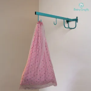 Pink Mickey Mouse Cradle Cloth With Net & Hanger
