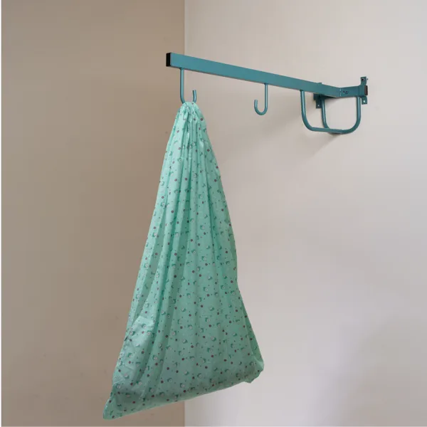 Green Polar Bear Cradle Cloth With Hanger