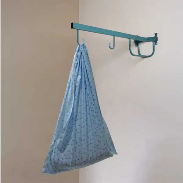 Blue Polar Bear Cradle Cloth With Hanger