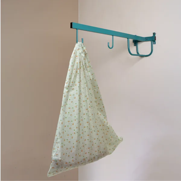 White Polar Bear Cradle Cloth With Hanger