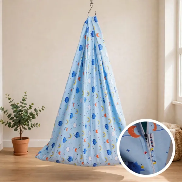 Blue Moon & Rainbow Baby Cradle Cloth