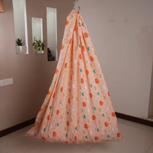 Peach Moon & Rainbow Baby Cradle Cloth